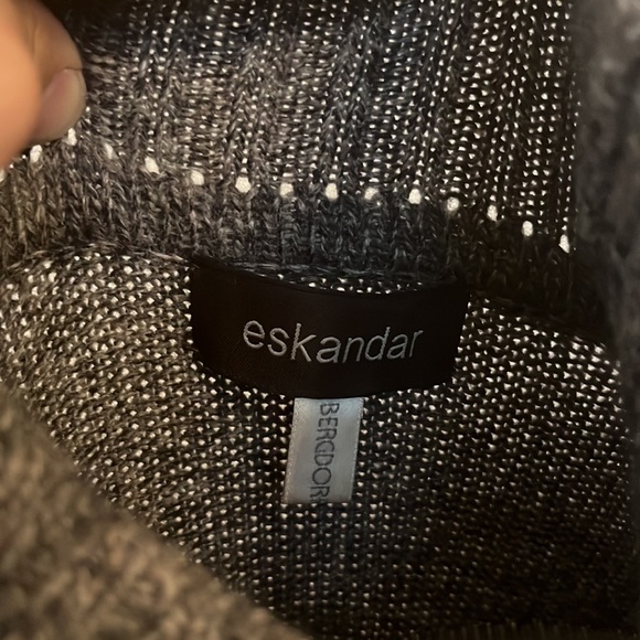 Eskandar square long sweater - Picture 8 of 12